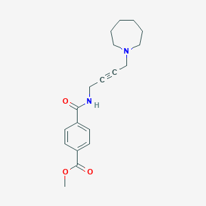 Methyl 4-((4-(azepan-1-yl)but-2-yn-1-yl)carbamoyl)benzoate