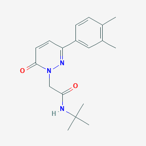 N-tert-butyl-2-[3-(3,4-dimethylphenyl)-6-oxopyridazin-1(6H)-yl]acetamide