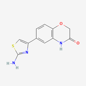 6-(2-amino-1,3-thiazol-4-yl)-2H-1,4-benzoxazin-3(4H)-one