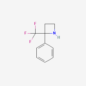 2-Phenyl-2-(trifluoromethyl)azetidine
