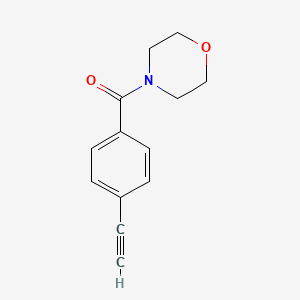 molecular formula C13H13NO2 B2734766 (4-Ethynylphenyl)(morpholino)methanone CAS No. 851895-20-0