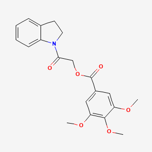 [2-(2,3-Dihydroindol-1-yl)-2-oxoethyl] 3,4,5-trimethoxybenzoate