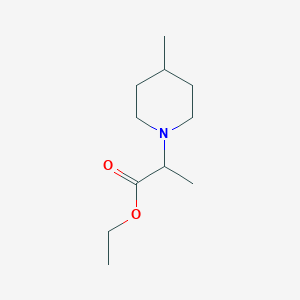 Ethyl 2-(4-methylpiperidin-1-yl)propanoate