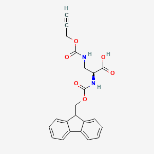 molecular formula C22H20N2O6 B2734789 Fmoc-L-Dap(Poc)-OH CAS No. 2250437-44-4