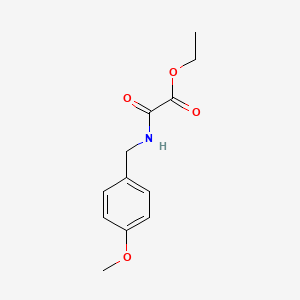 molecular formula C12H15NO4 B2734911 ethyl [(4-methoxybenzyl)amino](oxo)acetate CAS No. 77245-39-7