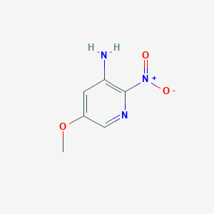 molecular formula C6H7N3O3 B2734975 5-Methoxy-2-nitropyridin-3-amine CAS No. 1476730-34-3