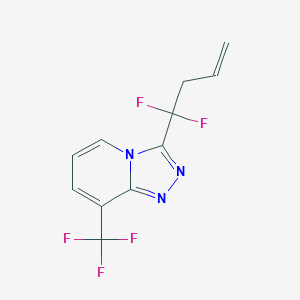 3-(1,1-Difluoro-3-butenyl)-8-(trifluoromethyl)[1,2,4]triazolo[4,3-a]pyridine
