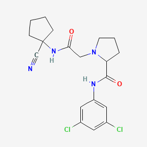 1-{[(1-cyanocyclopentyl)carbamoyl]methyl}-N-(3,5-dichlorophenyl)pyrrolidine-2-carboxamide