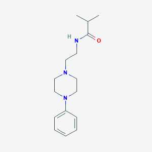 N-(2-(4-phenylpiperazin-1-yl)ethyl)isobutyramide