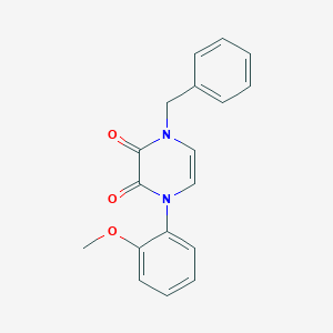 1-benzyl-4-(2-methoxyphenyl)pyrazine-2,3(1H,4H)-dione