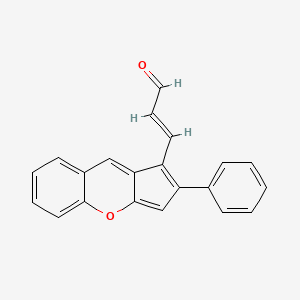 (E)-3-(2-phenylcyclopenta[b]chromen-1-yl)prop-2-enal