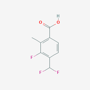 4-(Difluoromethyl)-3-fluoro-2-methylbenzoic acid