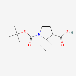 5-[(2-Methylpropan-2-yl)oxycarbonyl]-5-azaspiro[3.4]octane-8-carboxylic acid