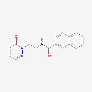N-(2-(6-oxopyridazin-1(6H)-yl)ethyl)-2-naphthamide