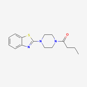 1-(4-(Benzo[d]thiazol-2-yl)piperazin-1-yl)butan-1-one