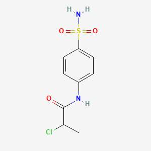 2-chloro-N-(4-sulfamoylphenyl)propanamide