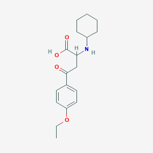 2-(Cyclohexylamino)-4-(4-ethoxyphenyl)-4-oxobutanoic acid