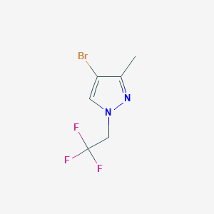 4-bromo-3-methyl-1-(2,2,2-trifluoroethyl)-1H-pyrazole