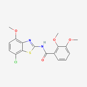 N-(7-chloro-4-methoxybenzo[d]thiazol-2-yl)-2,3-dimethoxybenzamide