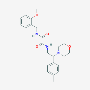 N1-(2-methoxybenzyl)-N2-(2-morpholino-2-(p-tolyl)ethyl)oxalamide