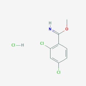 Methyl 2,4-dichlorobenzene-1-carboximidate hydrochloride