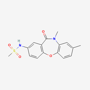 N-(8,10-dimethyl-11-oxo-10,11-dihydrodibenzo[b,f][1,4]oxazepin-2-yl)methanesulfonamide