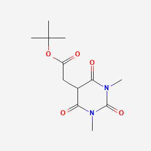 Tert-butyl 2-(1,3-dimethyl-2,4,6-trioxo-1,3-diazinan-5-yl)acetate