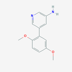 5-(2,5-Dimethoxyphenyl)pyridin-3-amine