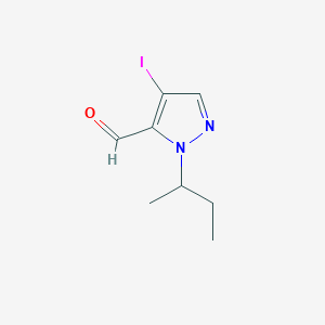 1-Sec-butyl-4-iodo-1H-pyrazole-5-carbaldehyde