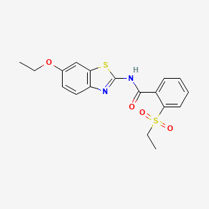 N-(6-ethoxybenzo[d]thiazol-2-yl)-2-(ethylsulfonyl)benzamide