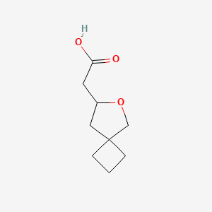 2-(6-Oxaspiro[3.4]octan-7-yl)acetic acid
