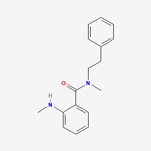 N-methyl-2-(methylamino)-N-(2-phenylethyl)benzamide