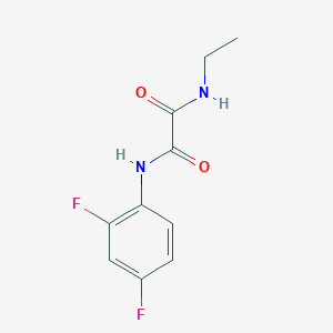 molecular formula C10H10F2N2O2 B2735472 N1-(2,4-difluorophenyl)-N2-ethyloxalamide CAS No. 898357-07-8