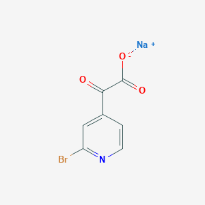 molecular formula C7H3BrNNaO3 B2735610 Sodium 2-(2-bromopyridin-4-yl)-2-oxoacetate CAS No. 2470436-80-5