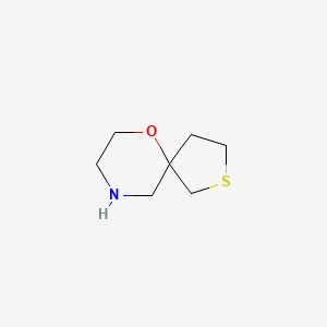 molecular formula C7H13NOS B2735640 6-Oxa-2-thia-9-azaspiro[4.5]decane CAS No. 1367994-20-4