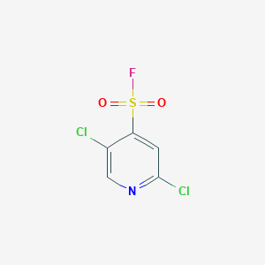 molecular formula C5H2Cl2FNO2S B2735672 2,5-Dichloropyridine-4-sulfonyl fluoride CAS No. 2228179-46-0