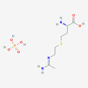 molecular formula C8H20N3O6PS B2735693 GW274150 phosphate 