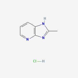 molecular formula C7H8ClN3 B2735741 2-Methyl-3H-imidazo[4,5-b]pyridine hydrochloride CAS No. 1242338-95-9; 68175-07-5