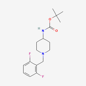 molecular formula C17H24F2N2O2 B2735787 tert-Butyl 1-(2,6-difluorobenzyl)piperidin-4-ylcarbamate CAS No. 1286272-65-8