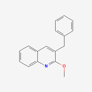 molecular formula C17H15NO B2735788 3-Benzyl-2-methoxyquinoline CAS No. 1381767-10-7