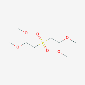molecular formula C8H18O6S B2735806 2-(2,2-Dimethoxyethanesulfonyl)-1,1-dimethoxyethane CAS No. 84373-91-1
