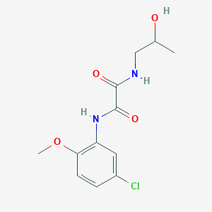 molecular formula C12H15ClN2O4 B2735961 N1-(5-chloro-2-methoxyphenyl)-N2-(2-hydroxypropyl)oxalamide CAS No. 920380-42-3