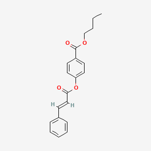 butyl 4-[(E)-3-phenylprop-2-enoyl]oxybenzoate