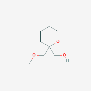 [2-(Methoxymethyl)oxan-2-yl]methanol