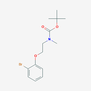 molecular formula C14H20BrNO3 B2736002 tert-butyl N-[2-(2-bromophenoxy)ethyl]-N-methylcarbamate CAS No. 2222511-95-5