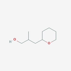 2-Methyl-3-(oxan-2-yl)propan-1-ol