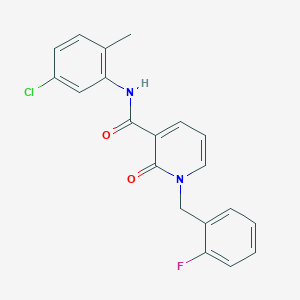 N-(5-chloro-2-methylphenyl)-1-(2-fluorobenzyl)-2-oxo-1,2-dihydropyridine-3-carboxamide