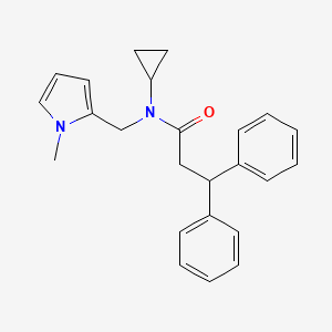 N-cyclopropyl-N-((1-methyl-1H-pyrrol-2-yl)methyl)-3,3-diphenylpropanamide
