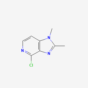 4-chloro-1,2-dimethyl-1H-imidazo[4,5-c]pyridine