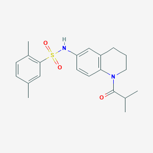 N-(1-isobutyryl-1,2,3,4-tetrahydroquinolin-6-yl)-2,5-dimethylbenzenesulfonamide
